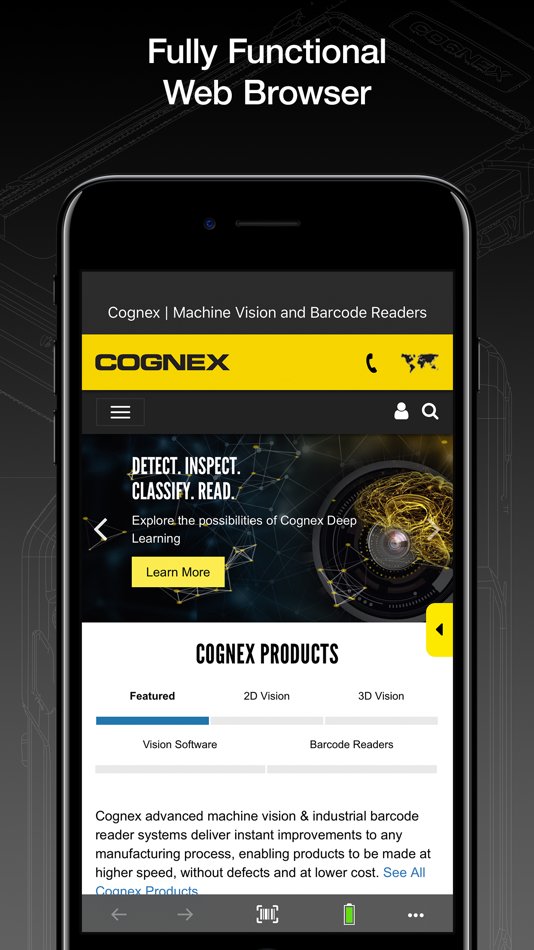 #1. MX Browser (iOS) 由: Cognex Corporation