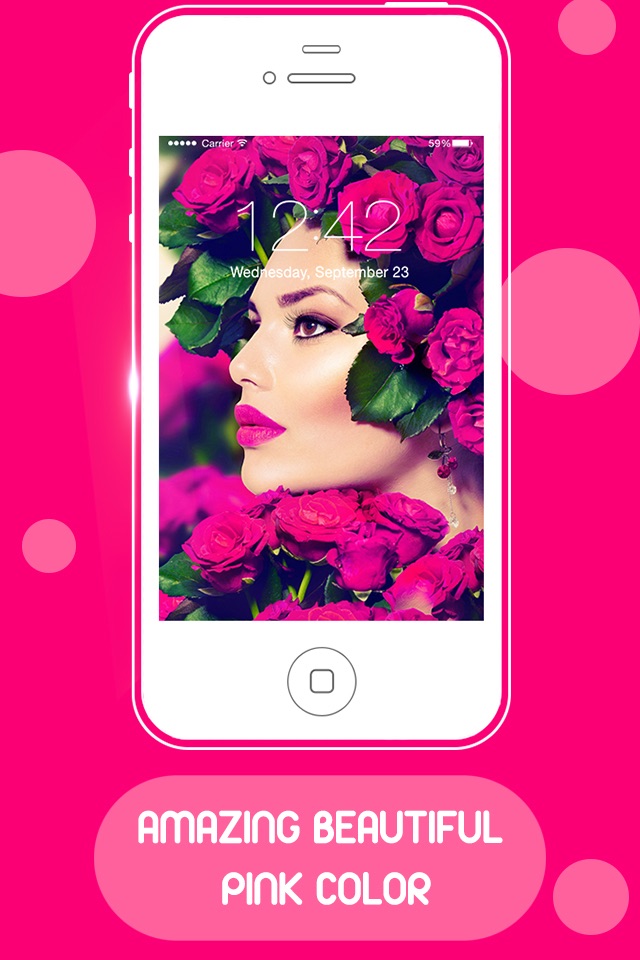 Pink live Wallpaper Photos HD screenshot 2