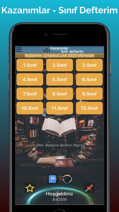 Kazanımlar - Sınıf Defterim Screenshot
