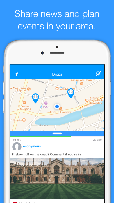 Screenshot #1 pour dropdrop - Local Messenger