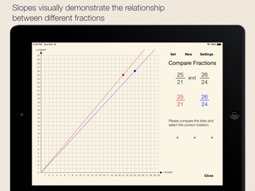 Fraction as Slope iPad screenshot