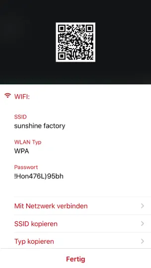 Screenshot von Barcode + QR Code Scanner auf dem iPhone 7