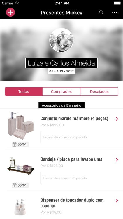 Lista de Presentes da Mickey