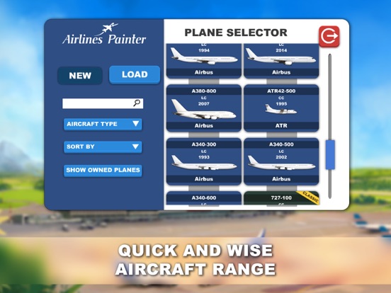 Airlines Painter iPad app afbeelding 3