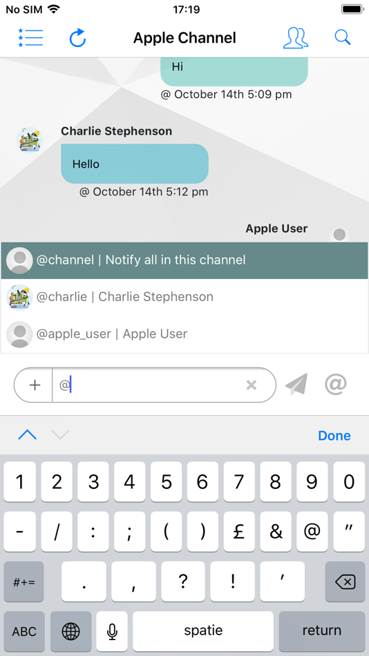 #7. Sentinel Chat Channels (iOS) 由: YUDU Ltd