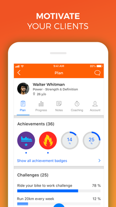 Virtuagym Coach screenshot 3