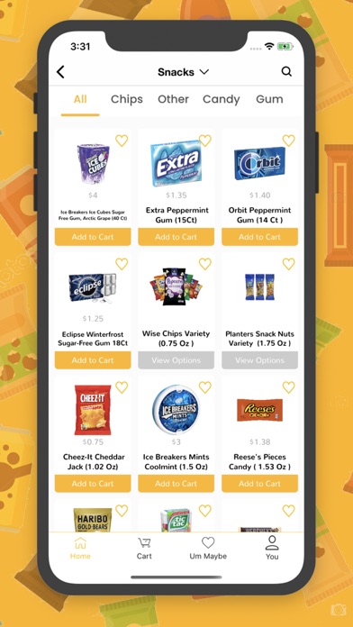 Snackz App screenshot 2