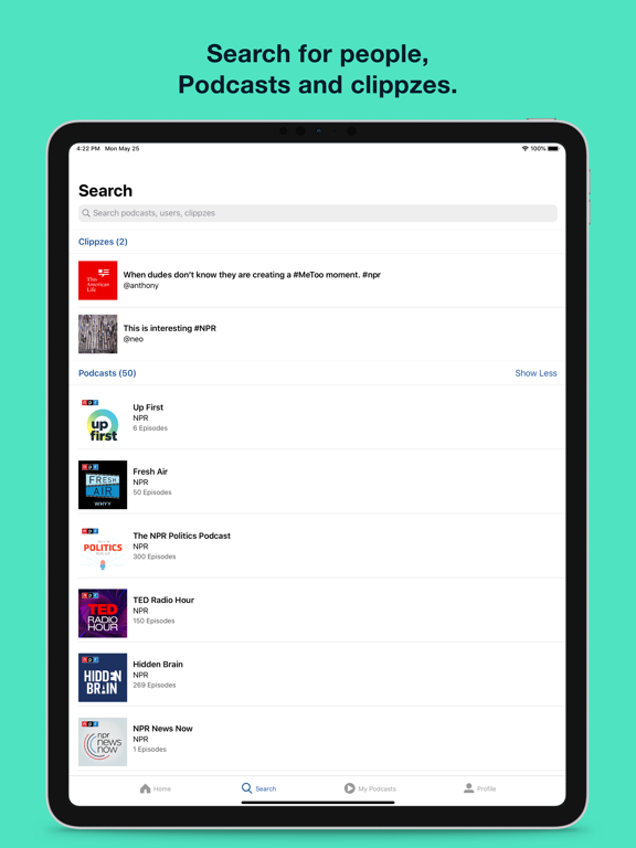 Clippz iPad screenshot 2 - News app
