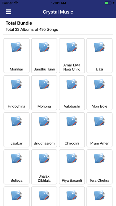 Screenshot #1 pour Crystal Music