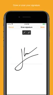 genius sign: pdf doc signature iphone screenshot 2