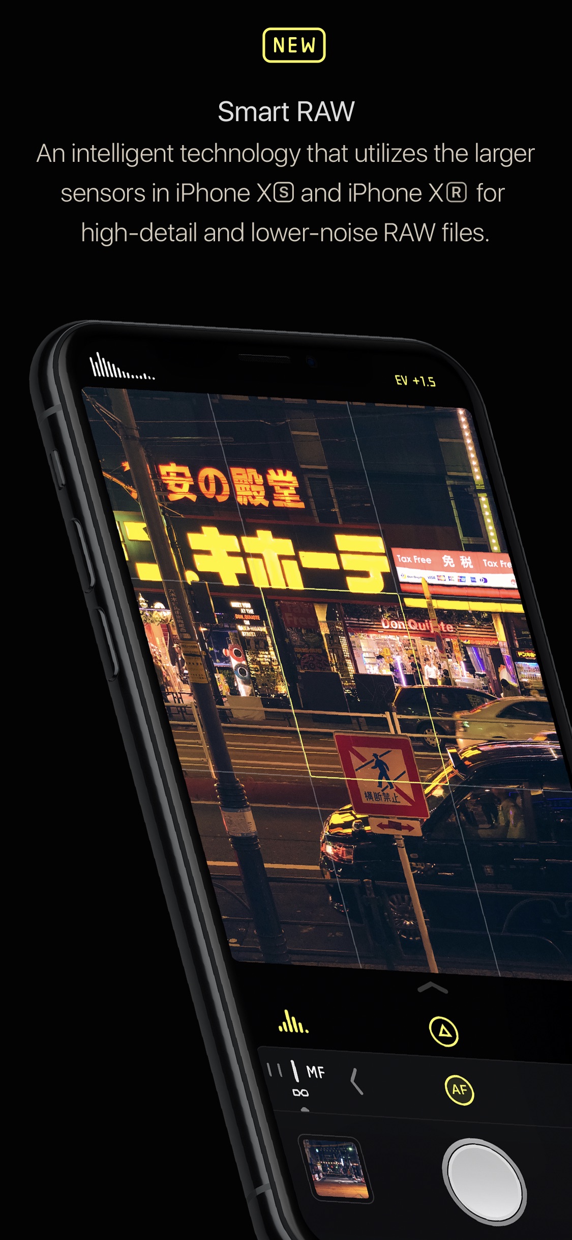 Screenshot do app Halide Camera
