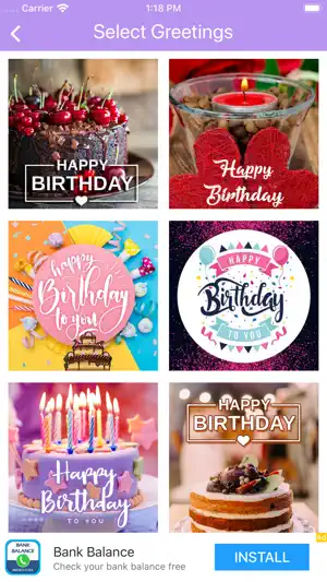 Birthday Messages & Wishes screenshot 2