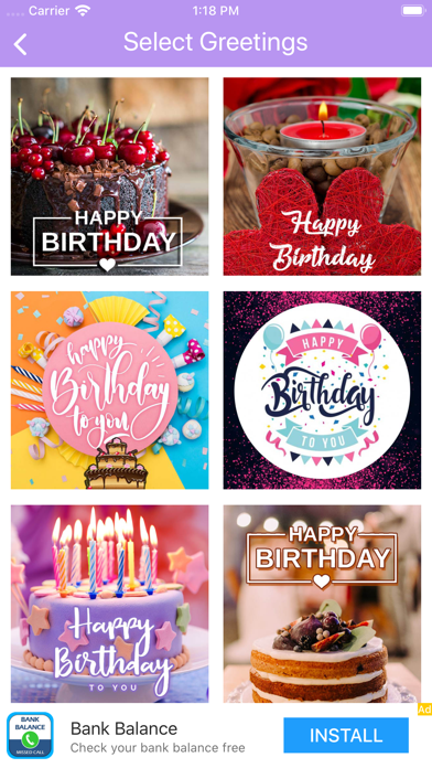 Birthday  Messages & Wishes Screenshot