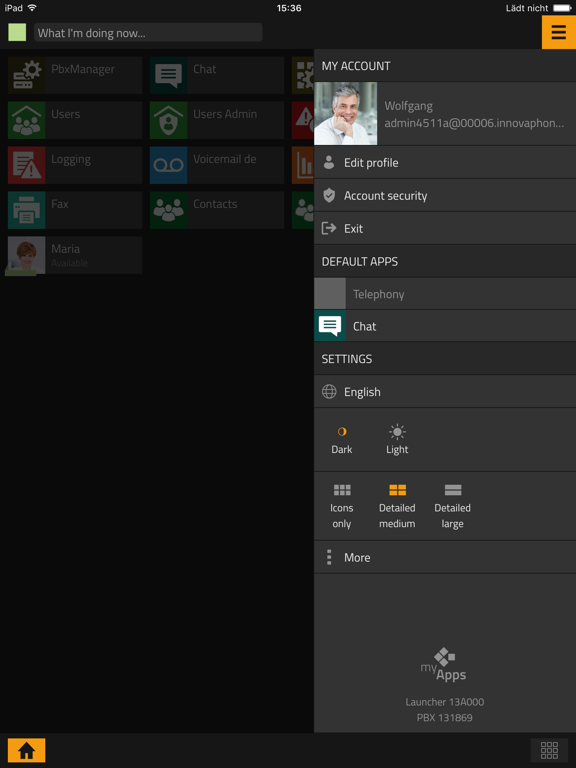 Screenshot #5 pour innovaphone myApps 13r1