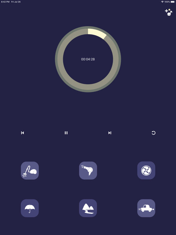 WhiteLullaby iPad screenshot 4 - Music app