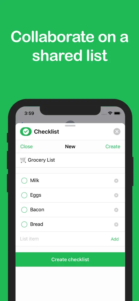 Checklist - Todo - Tasks