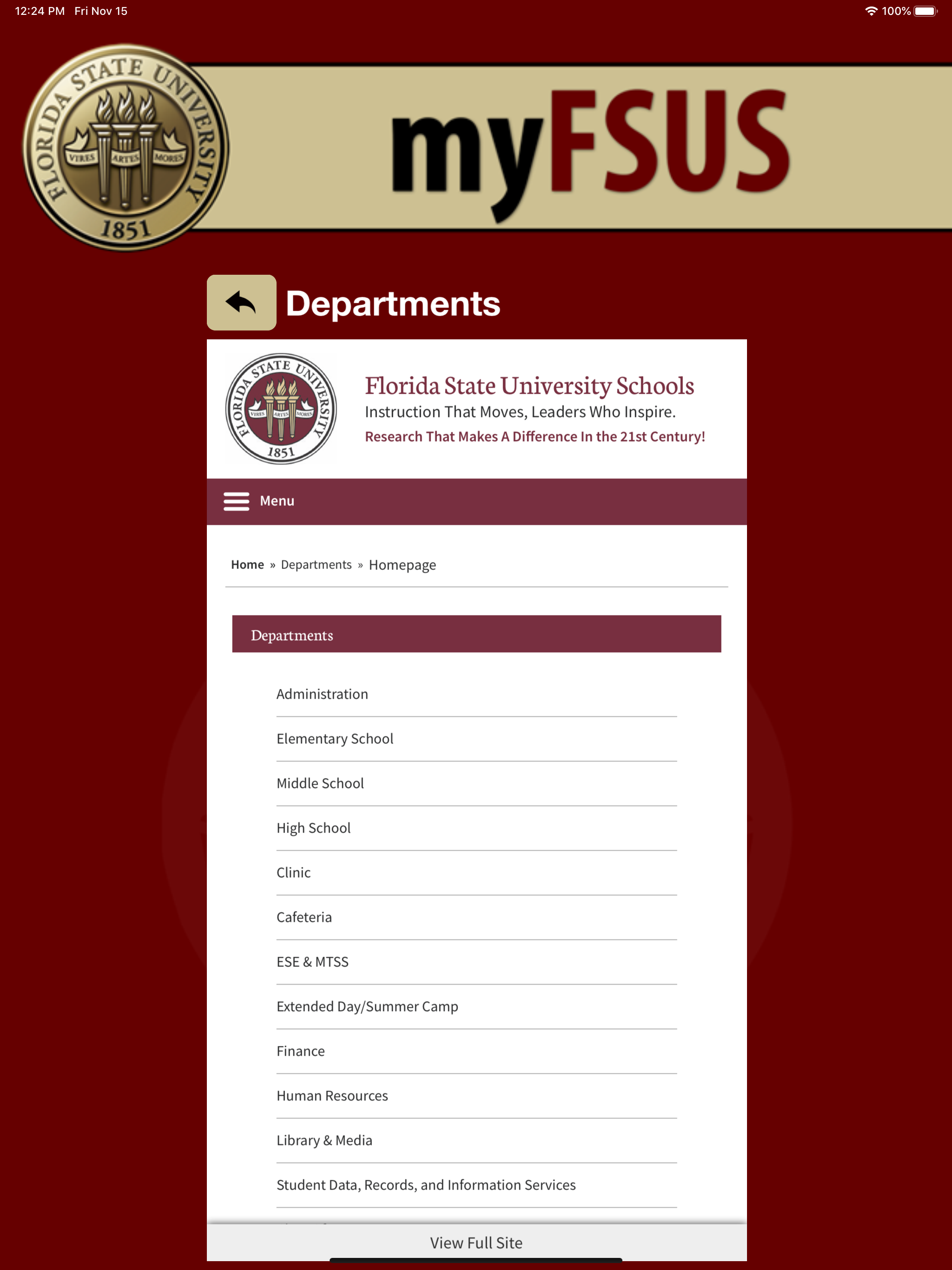 myFSUS screenshot 10