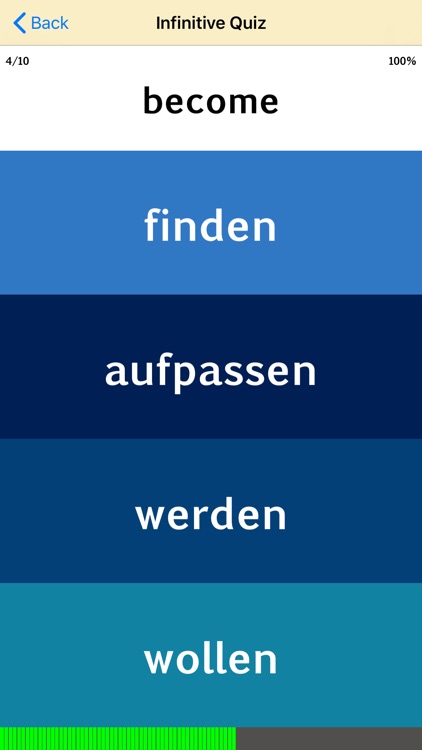 German Verb Blitz