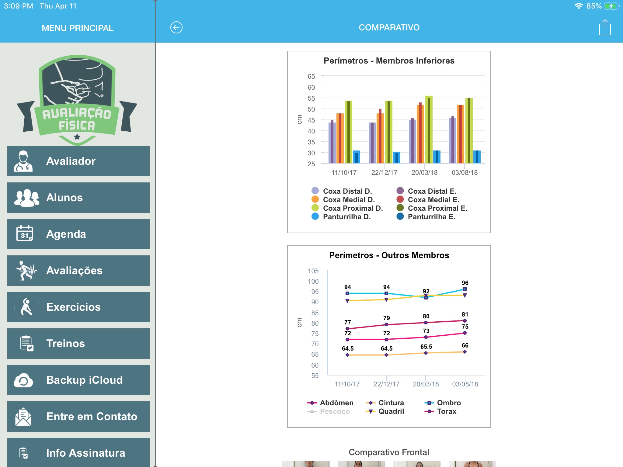 Avaliação Física screenshot 4