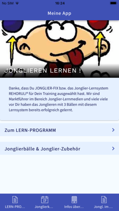 Jonglier Fix app screenshot