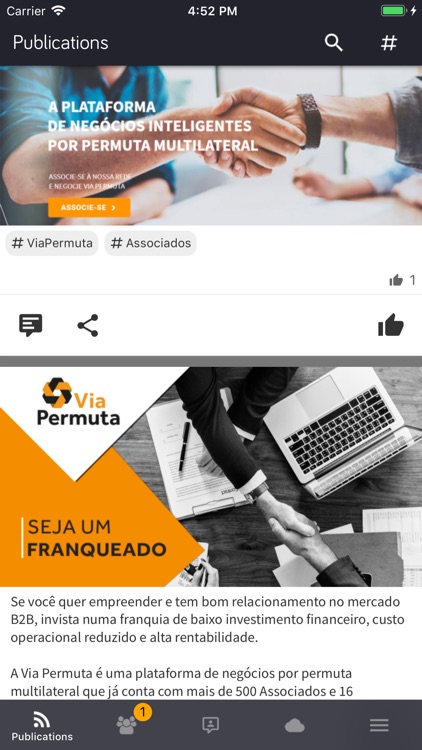 Via Permuta - Franquias