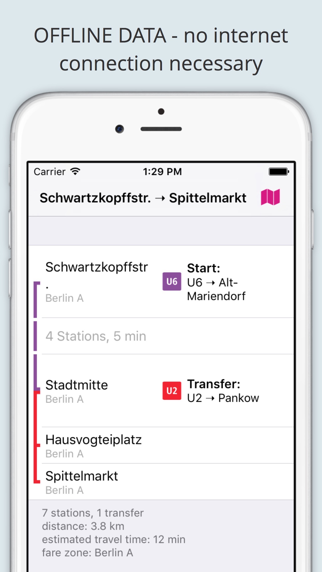 Screenshot do app City Rail Map - Travel Offline