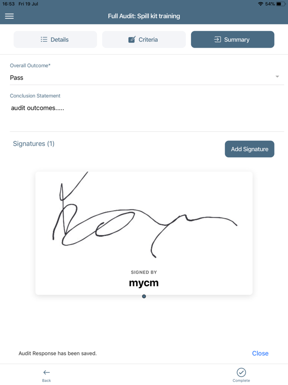Screenshot #5 pour MY Audits