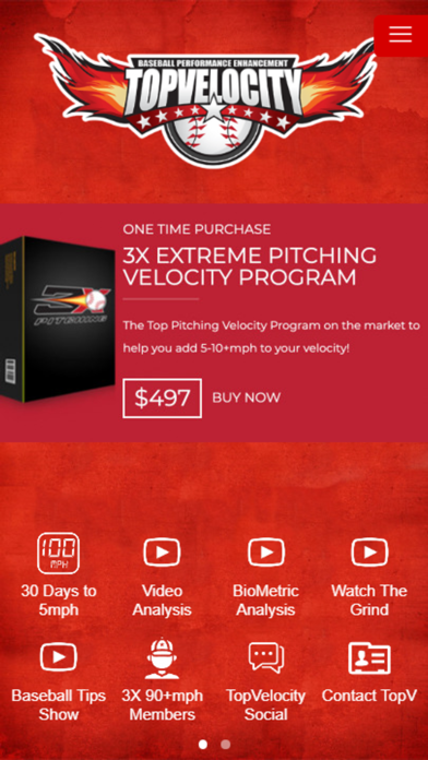 TopVelocity iPhone screenshot 1 - Sports app