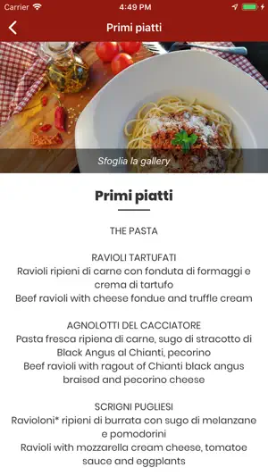 L' Immagine Bistrot screenshot 4