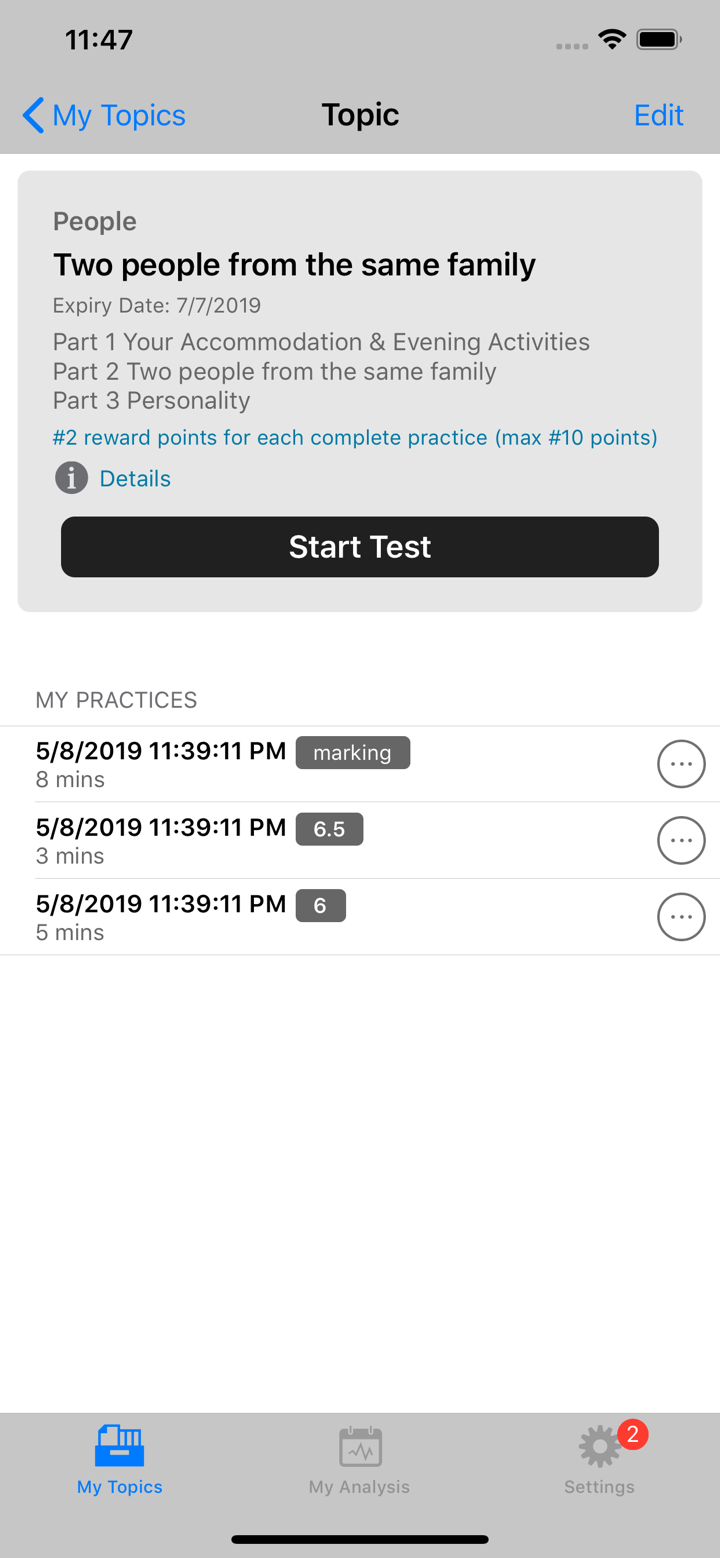 IELTSpeaking screenshot 3