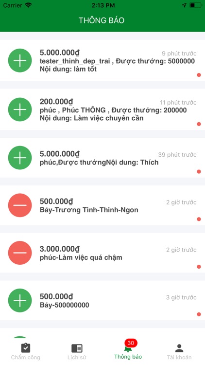 Chấm công HD screenshot-3