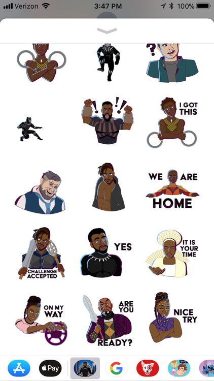 Marvel Stickers: Black Panther