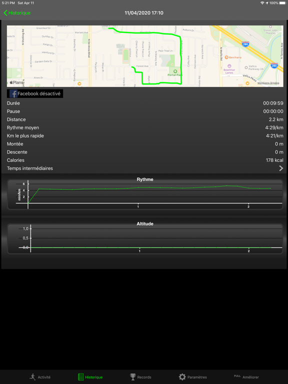 Screenshot #6 pour Fitmeter Run – GPS courir