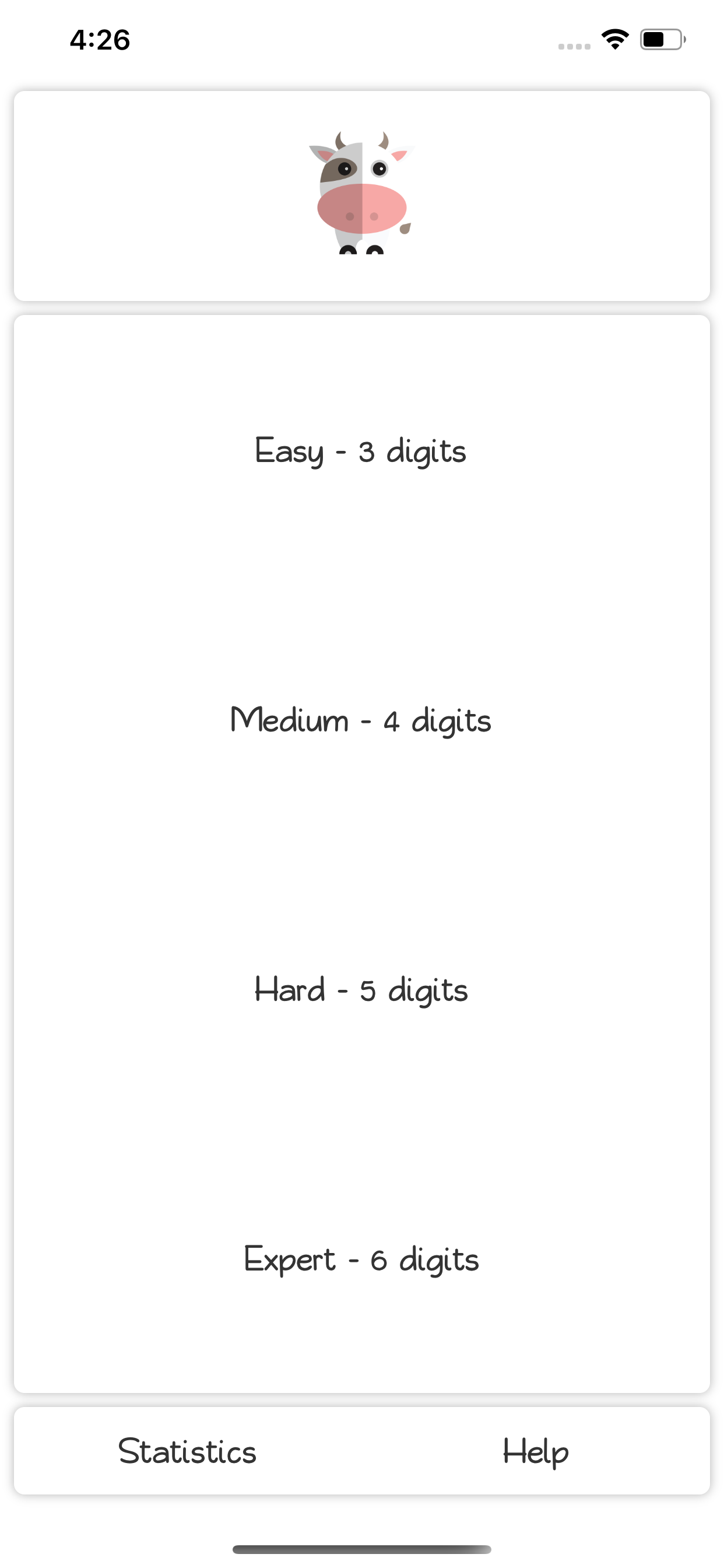 Bulls Cows Code Breaker