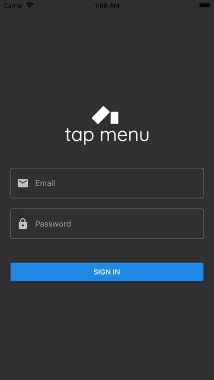 Tap Menu Manager