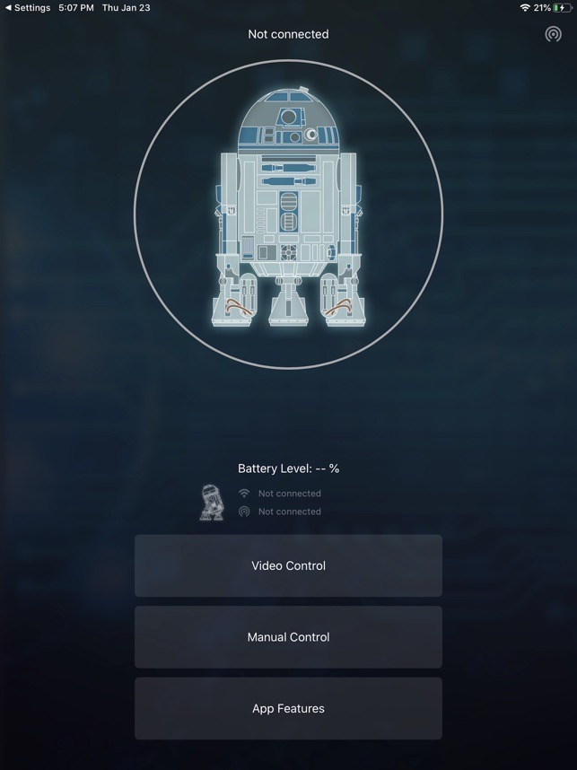 R2-D2 droid control on the App Store
