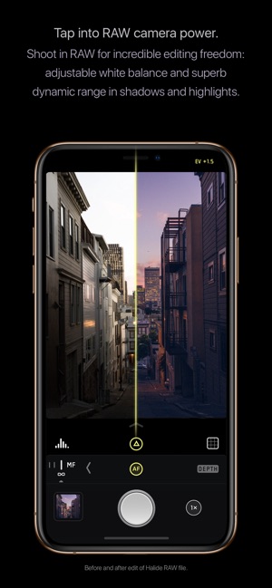 Halide - RAW撮影ができる手動カメラ Screenshot