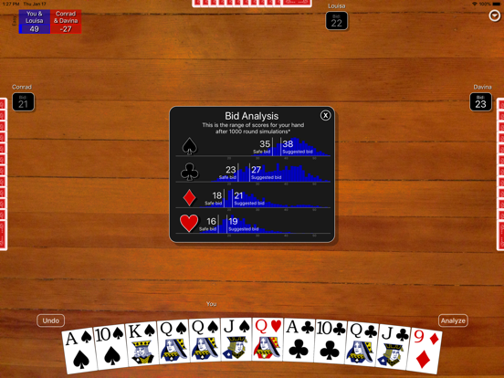 Screenshot #6 pour Pinochle Classic
