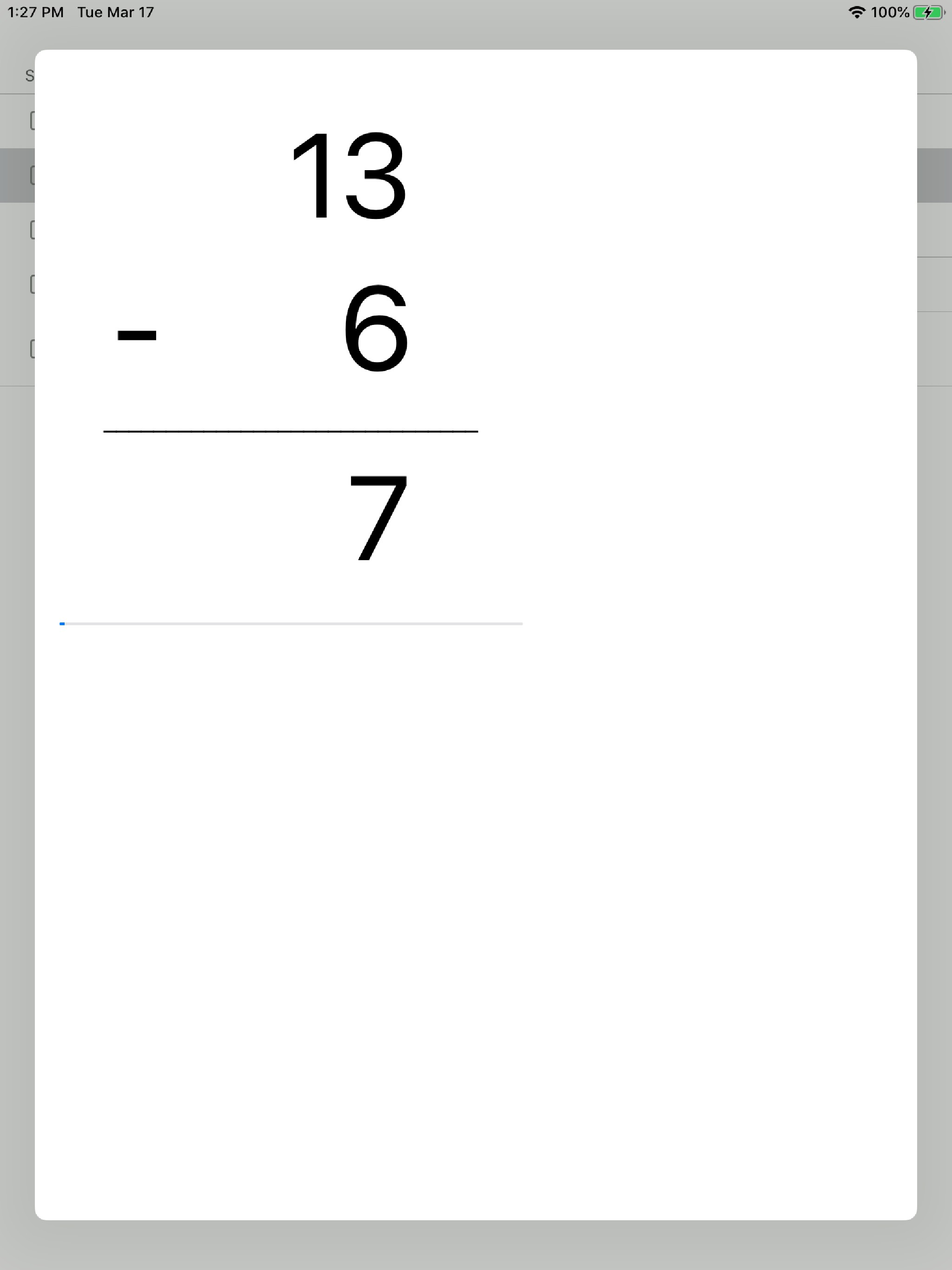 Subtraction Flash Cards Hooda