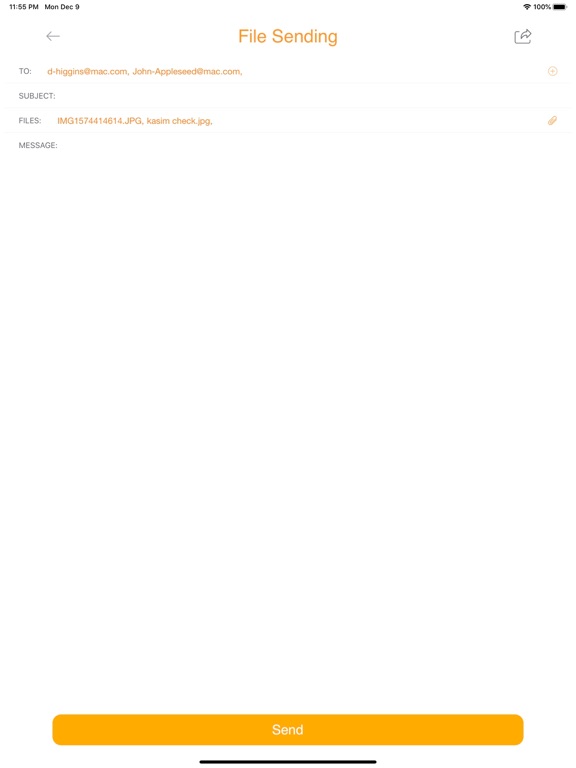 DropSend- File Transfer&Share iPad screenshot 4 - Utilities app