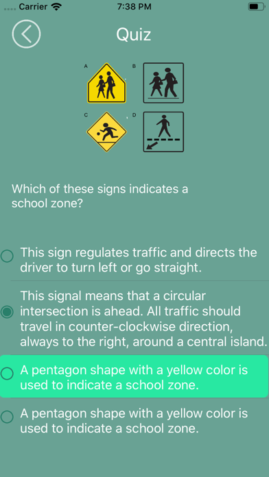 Screenshot #3 pour Driving License Practics