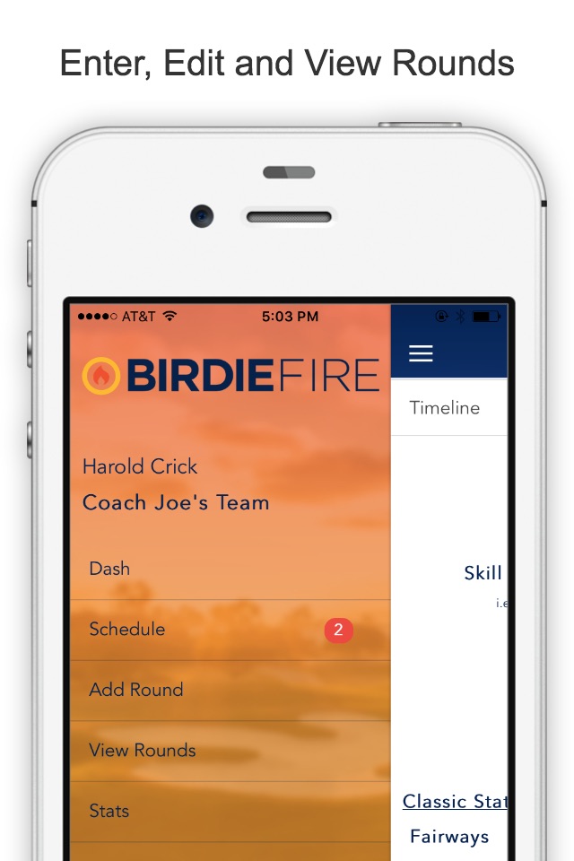 BirdieFire Stats and Scoring screenshot 2