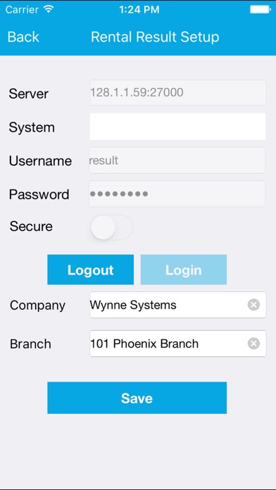 RentalResult DVv2 Screenshot