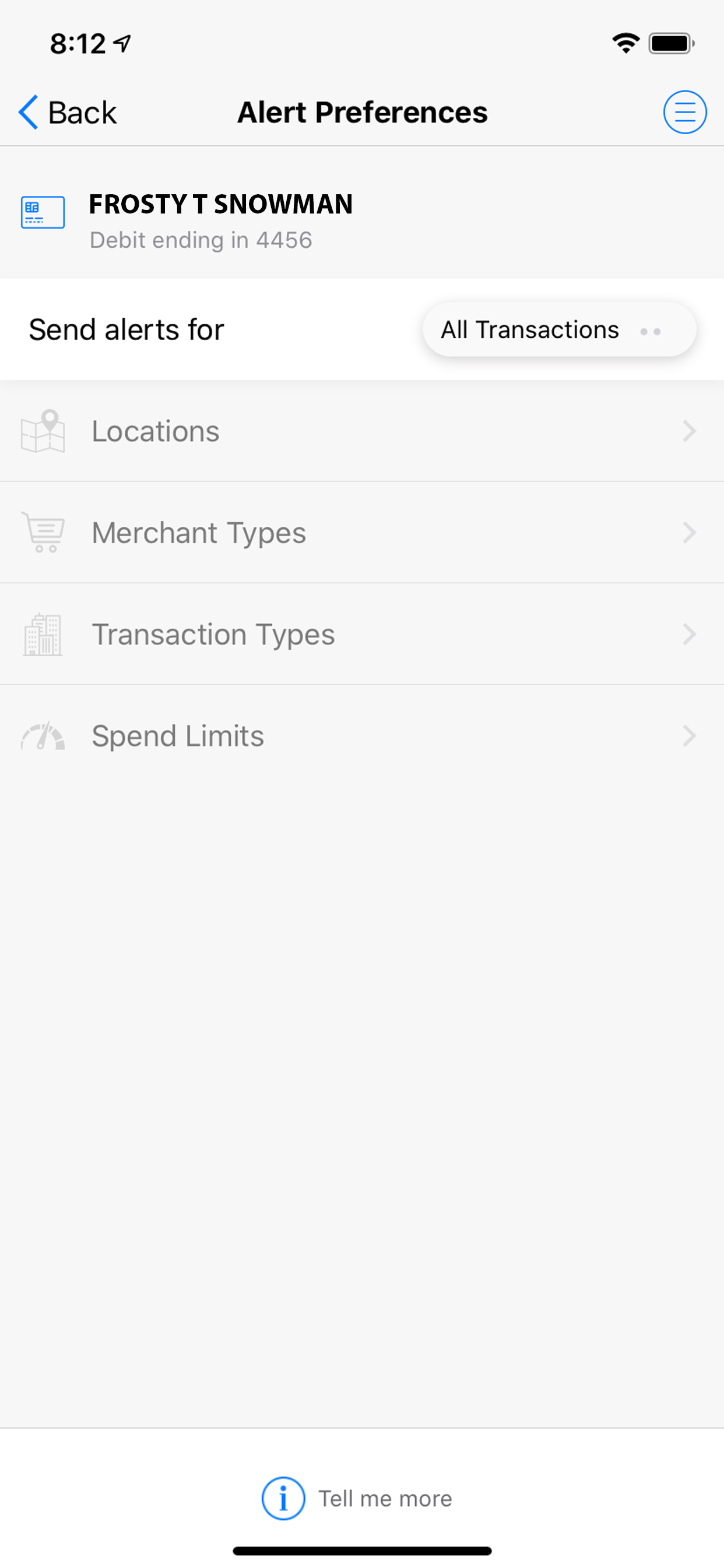 AgFed Debit CardControl screenshot 3