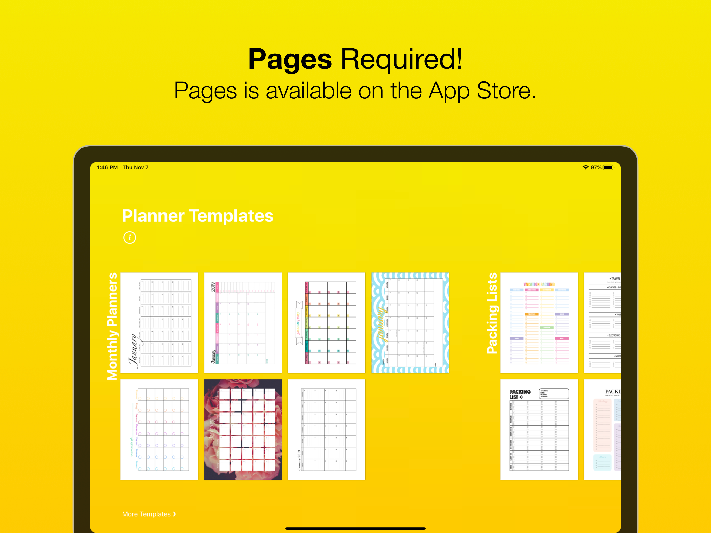 Planner Templates by Nobody