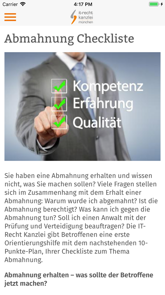 #5. Abmahnradar (iOS) 由: IT-Recht Kanzlei