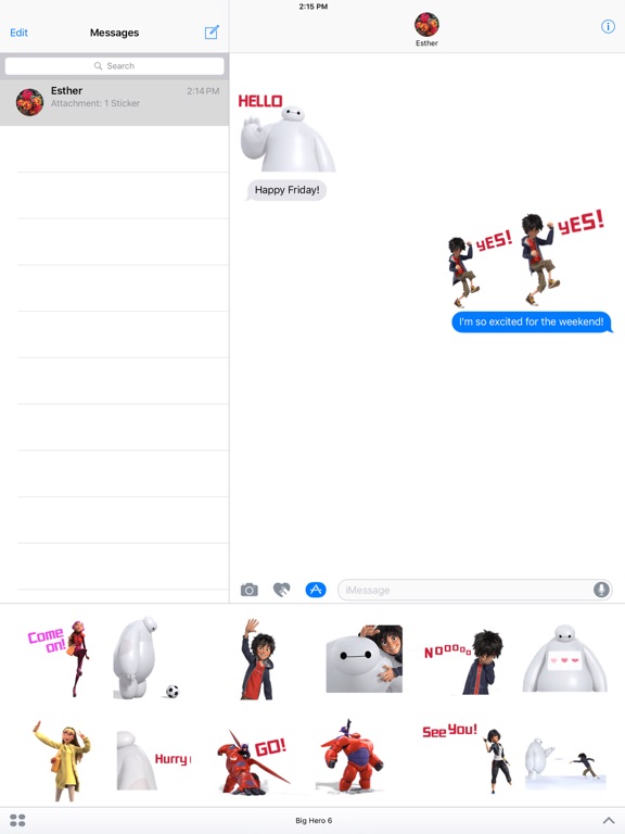 Screenshot #5 pour Disney Stickers: Big Hero 6