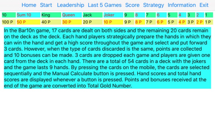 Xbar10n - Card Game : New 2020 screenshot-9