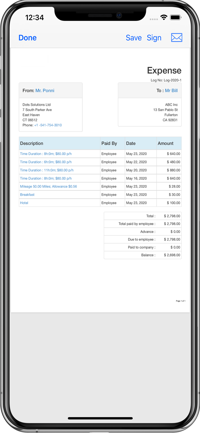 Business Expense Tracker
