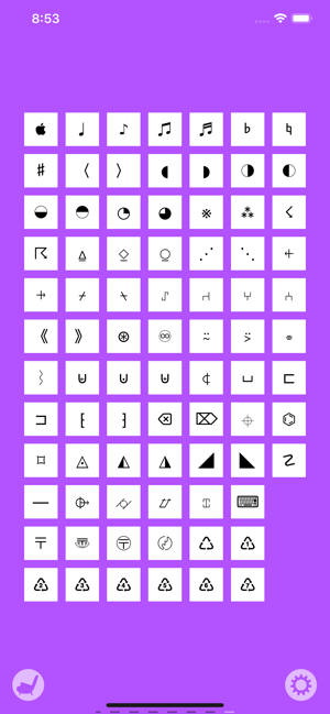‎Character Pad Screenshot